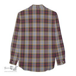 ScotsTee Shop Scottish MacInnes Ancient Hunting Clan Tartan Womens Long Sleeve Shirt