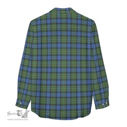 ScotsTee Shop Scottish MacLaren Ancient Clan Crest Tartan Womens Long Sleeve Shirt