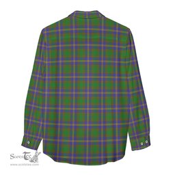 ScotsTee Shop Scottish Strange of Balkaskie Clan Tartan Womens Long Sleeve Shirt