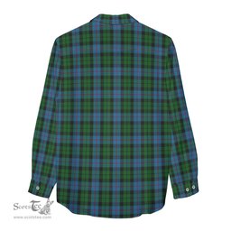 ScotsTee Shop Scottish Morrison Society Clan Tartan Womens Long Sleeve Shirt