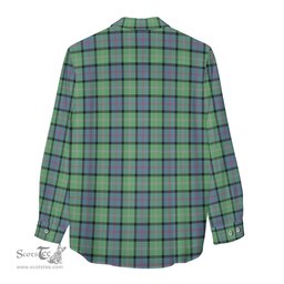 ScotsTee Shop Scottish MacThomas Ancient Clan Tartan Womens Long Sleeve Shirt