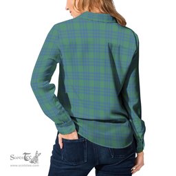 ScotsTee Shop Scottish Montgomery Ancient Clan Tartan Womens Long Sleeve Shirt