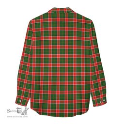 ScotsTee Shop Scottish Pollock Modern Clan Tartan Womens Long Sleeve Shirt