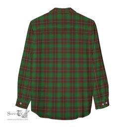 ScotsTee Shop Scottish MacFie Hunting Clan Crest Tartan Womens Long Sleeve Shirt
