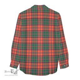 ScotsTee Shop Scottish Stewart of Appin Ancient Clan Crest Tartan Womens Long Sleeve Shirt