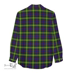 ScotsTee Shop Scottish Watson Modern Clan Crest Tartan Womens Long Sleeve Shirt