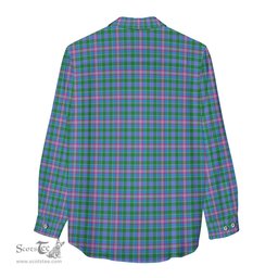 ScotsTee Shop Scottish Pitcairn Hunting Clan Tartan Womens Long Sleeve Shirt