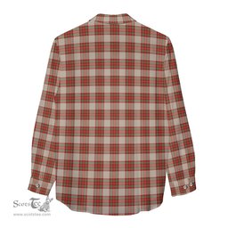 ScotsTee Shop Scottish McBrayer Dress Clan Tartan Womens Long Sleeve Shirt