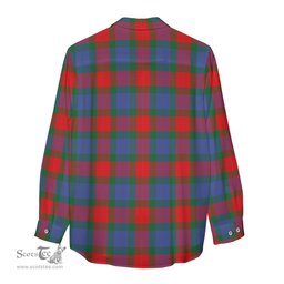 ScotsTee Shop Scottish Mar Clan Crest Tartan Womens Long Sleeve Shirt