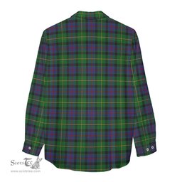 ScotsTee Shop Scottish Tait Modern Clan Tartan Womens Long Sleeve Shirt
