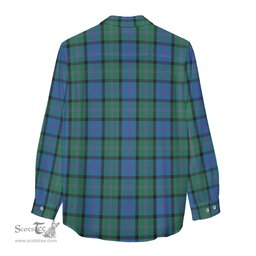 ScotsTee Shop Scottish MacThomas Clan Tartan Womens Long Sleeve Shirt