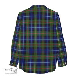 ScotsTee Shop Scottish Smith Modern Clan Crest Tartan Womens Long Sleeve Shirt