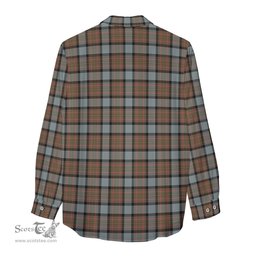 ScotsTee Shop Scottish MacLaren Weathered Clan Tartan Womens Long Sleeve Shirt