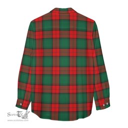 ScotsTee Shop Scottish Stewart Atholl Modern Clan Tartan Womens Long Sleeve Shirt