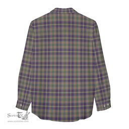 ScotsTee Shop Scottish Taylor Weathered Clan Crest Tartan Womens Long Sleeve Shirt