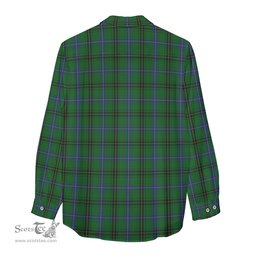ScotsTee Shop Scottish MacKendrick Clan Tartan Womens Long Sleeve Shirt