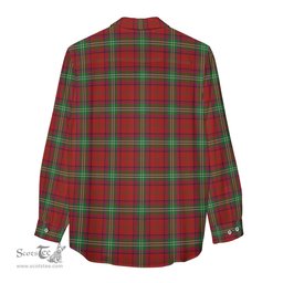 ScotsTee Shop Scottish Seton Clan Crest Tartan Womens Long Sleeve Shirt