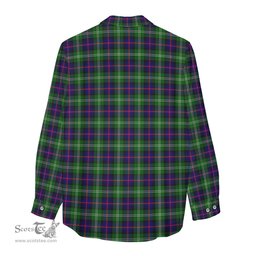 ScotsTee Shop Scottish Sutherland Modern Clan Tartan Womens Long Sleeve Shirt