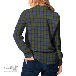 ScotsTee Shop Scottish McFadzen #03 Clan Tartan Womens Long Sleeve Shirt