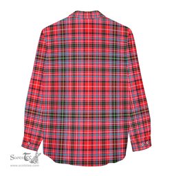 ScotsTee Shop Scottish Udny Clan Crest Tartan Womens Long Sleeve Shirt