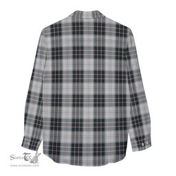 ScotsTee Shop Scottish MacRae Dress Clan Crest Tartan Womens Long Sleeve Shirt