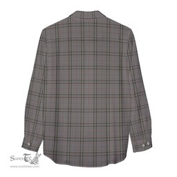 ScotsTee Shop Scottish Stewart Grey Clan Tartan Womens Long Sleeve Shirt