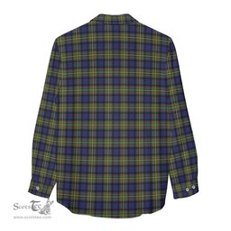 ScotsTee Shop Scottish MacLaren Modern Clan Crest Tartan Womens Long Sleeve Shirt