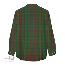 ScotsTee Shop Scottish Macnaughton Hunting Clan Crest Tartan Womens Long Sleeve Shirt