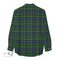 ScotsTee Shop Scottish Rollo Clan Tartan Womens Long Sleeve Shirt