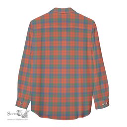 ScotsTee Shop Scottish Robertson Ancient Clan Crest Tartan Womens Long Sleeve Shirt
