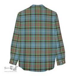 ScotsTee Shop Scottish Walkinshaw Clan Crest Tartan Womens Long Sleeve Shirt