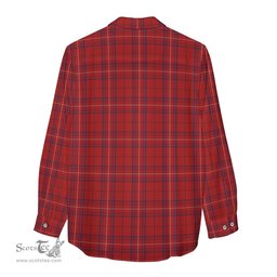 ScotsTee Shop Scottish Rose of Kilravock Clan Tartan Womens Long Sleeve Shirt