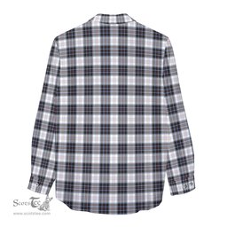 ScotsTee Shop Scottish MacRae Dress Modern Clan Tartan Womens Long Sleeve Shirt
