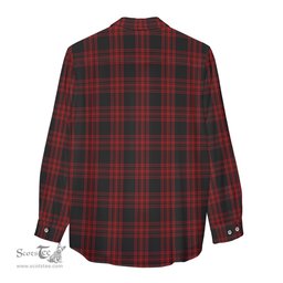 ScotsTee Shop Scottish Menzies Hunting Clan Crest Tartan Womens Long Sleeve Shirt