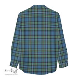 ScotsTee Shop Scottish Robertson Hunting Ancient Clan Crest Tartan Womens Long Sleeve Shirt