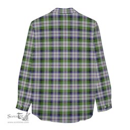 ScotsTee Shop Scottish MacNaughton Dress Clan Crest Tartan Womens Long Sleeve Shirt