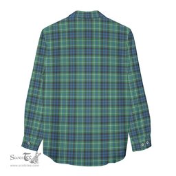 ScotsTee Shop Scottish MacNeil of Colonsay Ancient Clan Crest Tartan Womens Long Sleeve Shirt
