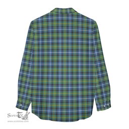 ScotsTee Shop Scottish MacNeil of Barra Ancient Clan Crest Tartan Womens Long Sleeve Shirt