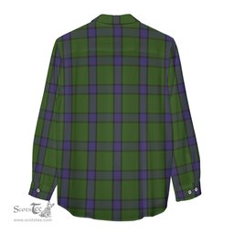 ScotsTee Shop Scottish MacWilliam Hunting Clan Tartan Womens Long Sleeve Shirt