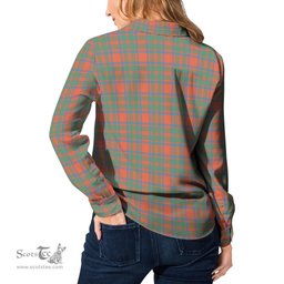 ScotsTee Shop Scottish MacIntosh Ancient Clan Tartan Womens Long Sleeve Shirt