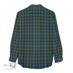 ScotsTee Shop Scottish MacKenzie Clan Tartan Womens Long Sleeve Shirt