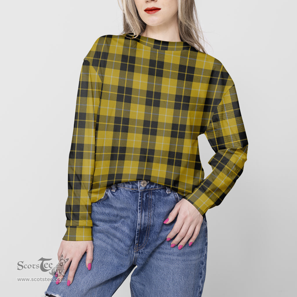 ScotsTee Shop Scottish Barclay Dress Clan Tartan Womens Raglan Sleeve Sweatshirt