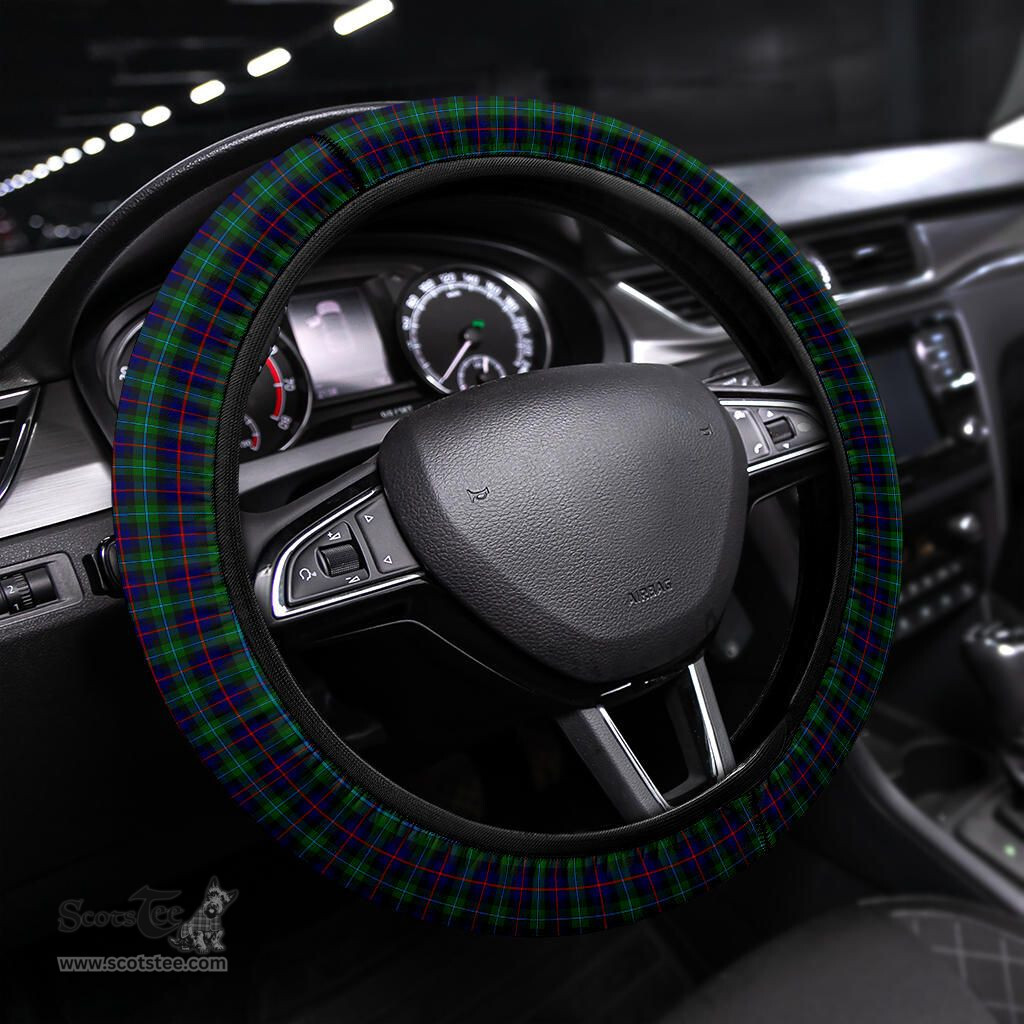 ScotsTee Shop Scottish Campbell of Cawdor Modern Clan Tartan Steering Wheel Cover
