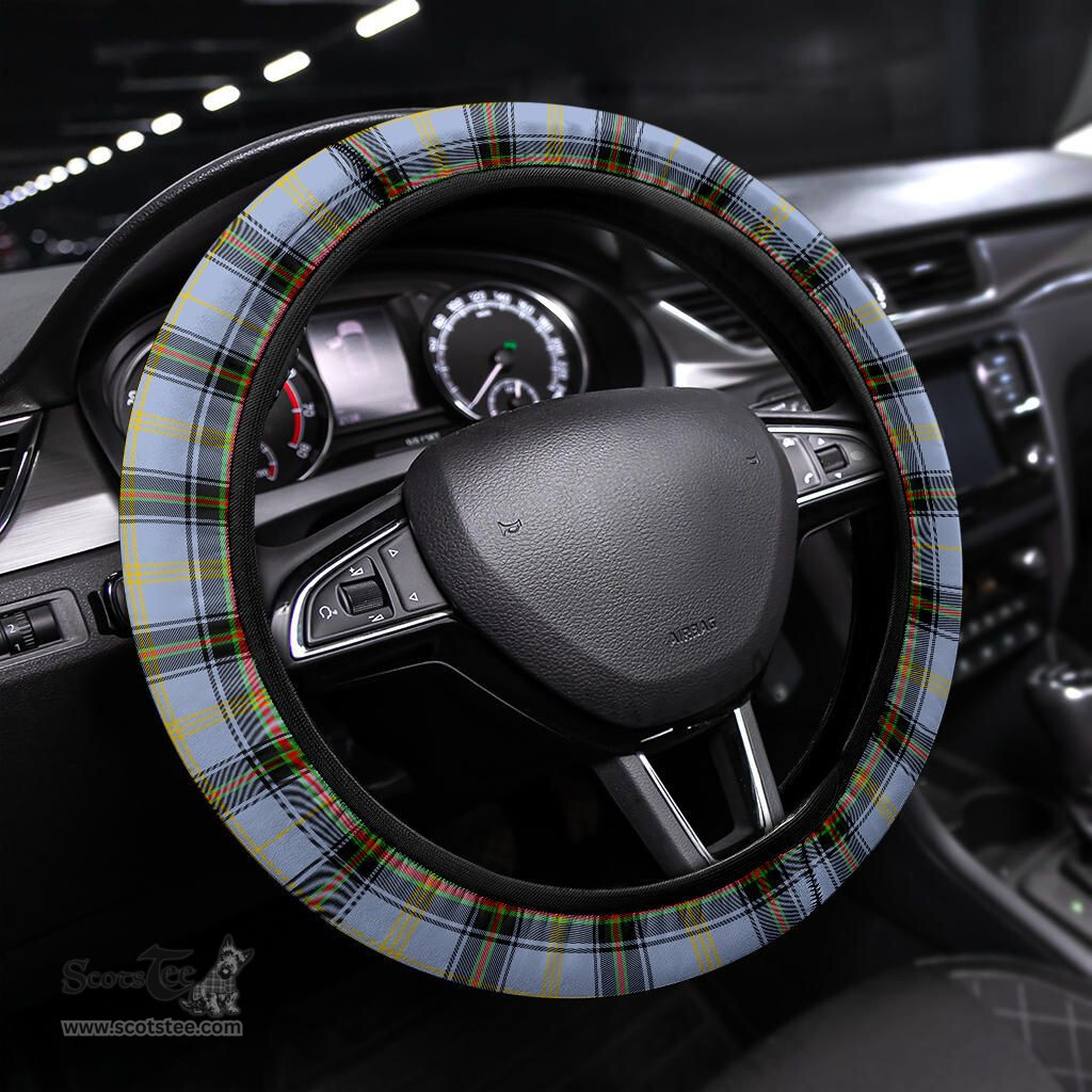 ScotsTee Shop Scottish Bell of the Borders Clan Tartan Steering Wheel Cover