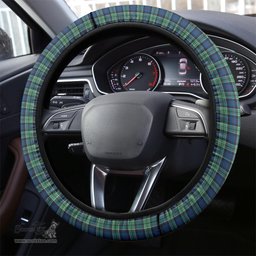 ScotsTee Shop Scottish Leslie Hunting Ancient Clan Tartan Steering Wheel Cover