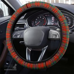 ScotsTee Shop Scottish MacLean of Duart Ancient Clan Tartan Steering Wheel Cover