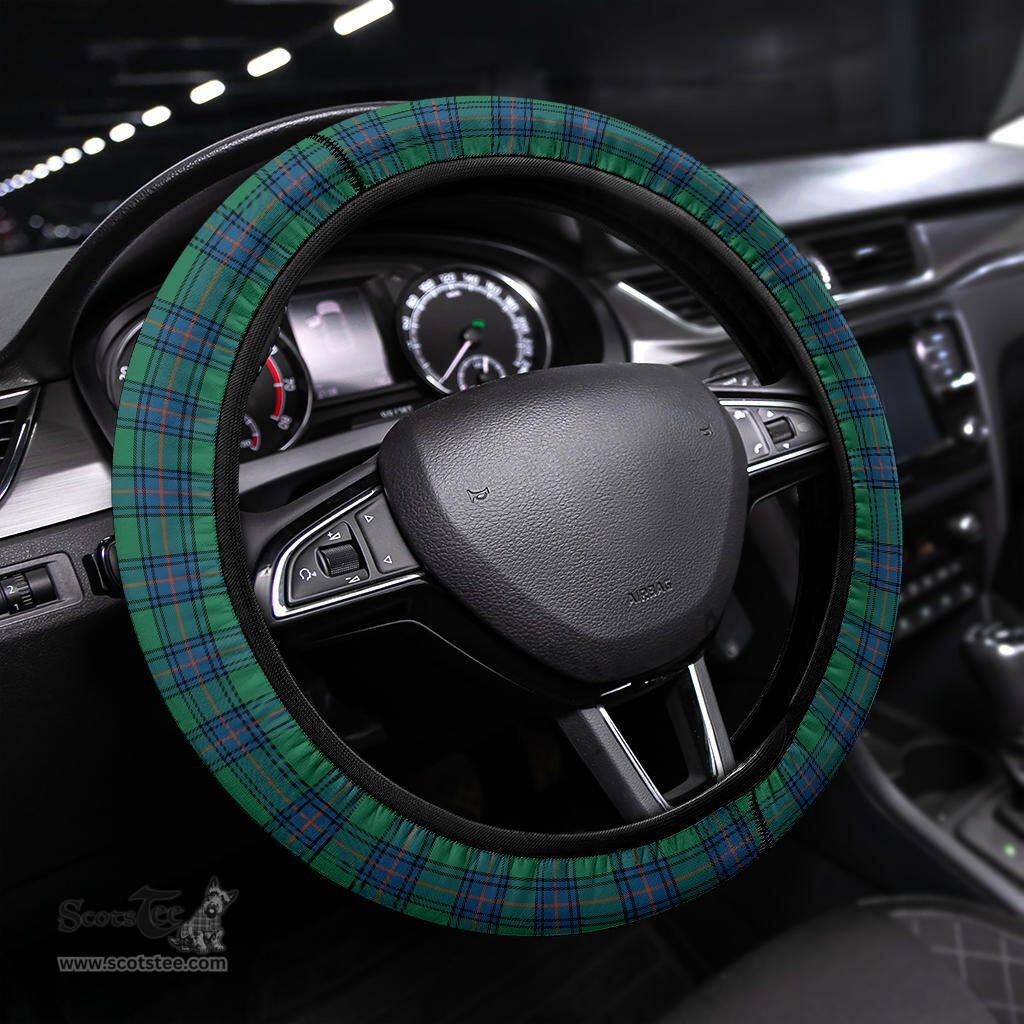 ScotsTee Shop Scottish Shaw of Sauchie Clan Tartan Steering Wheel Cover