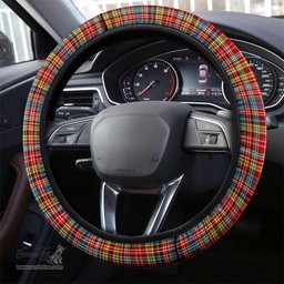 ScotsTee Shop Scottish Ogilvie of Airlie Ancient Clan Tartan Steering Wheel Cover