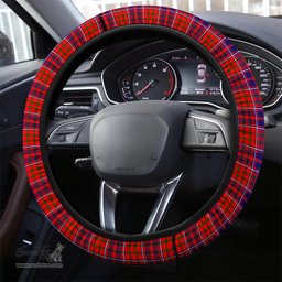 ScotsTee Shop Scottish Cameron of Lochiel Clan Tartan Steering Wheel Cover