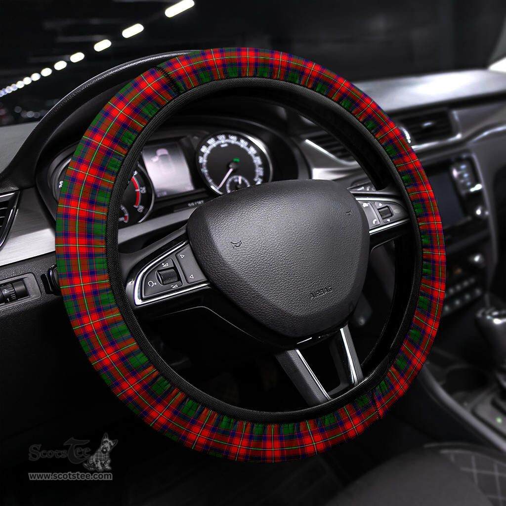 ScotsTee Shop Scottish Belshes Tartan Clan Tartan Steering Wheel Cover